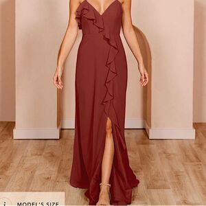 Revelry New Paloma Chiffon Maxi Dress Bridesmaid Wedding Party Formal Evening